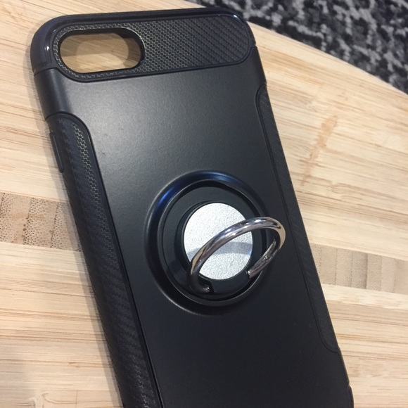 iPhone 8 or 7 Case w/ smart ring- Gold/Black - Picture 3 of 3